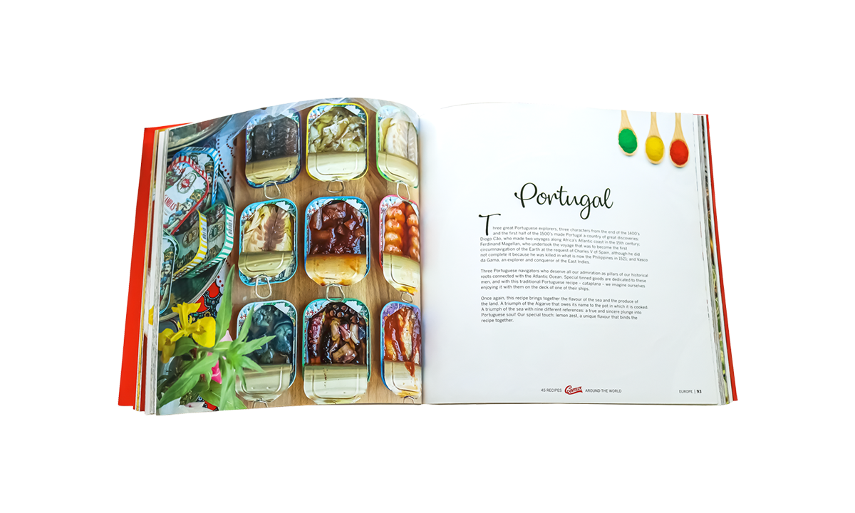 Libro de Cocina l 45 recetas en un viaje alrededor del mundo