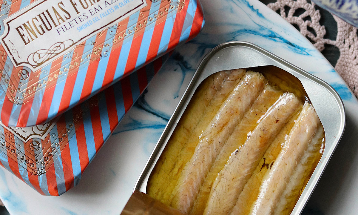 Smoked Eels Fillets in Olive Oil
