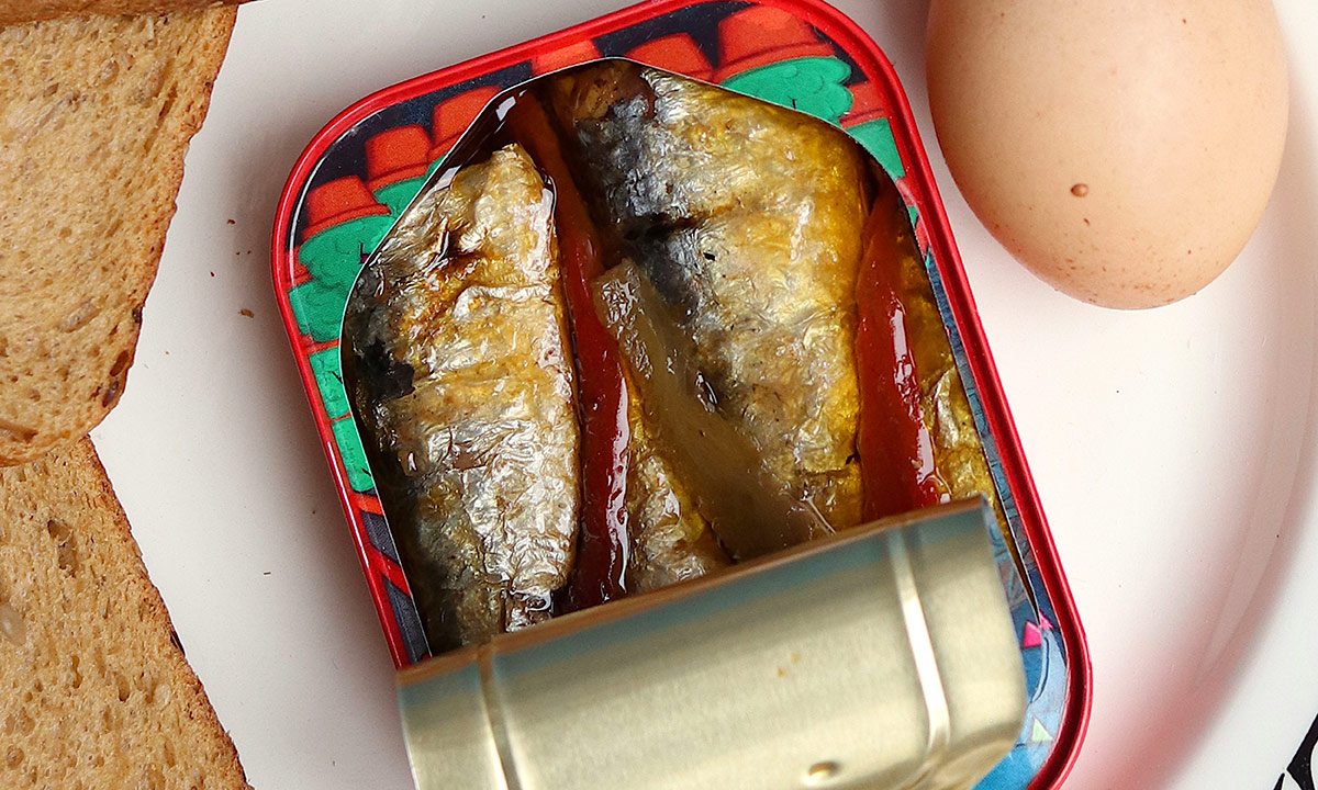 Roasted Sardines with Peppers