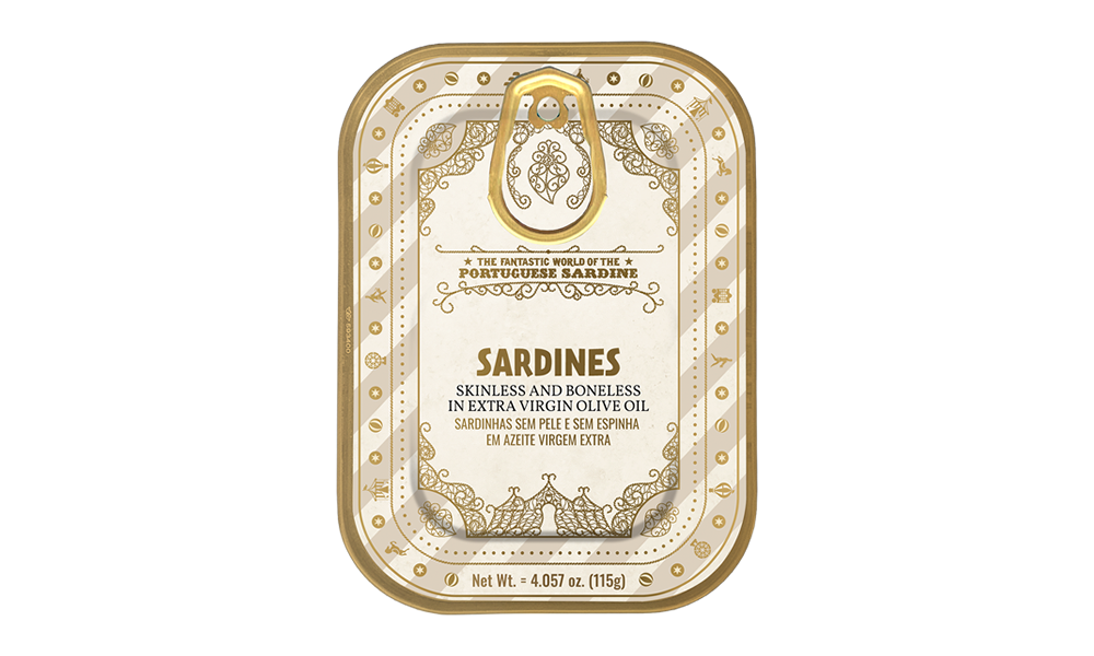 Sardinas sin piel ni espinas en aceite de oliva virgen extra